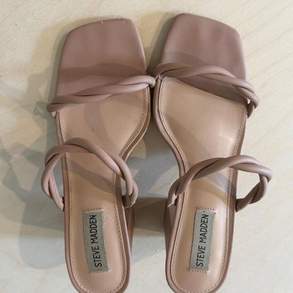 Steve-madden Women's Pink and Tan Courts